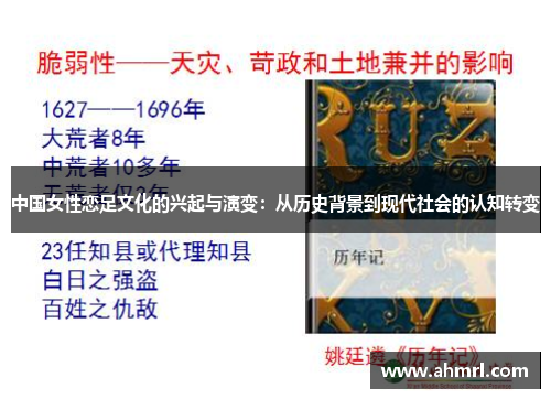 中国女性恋足文化的兴起与演变：从历史背景到现代社会的认知转变